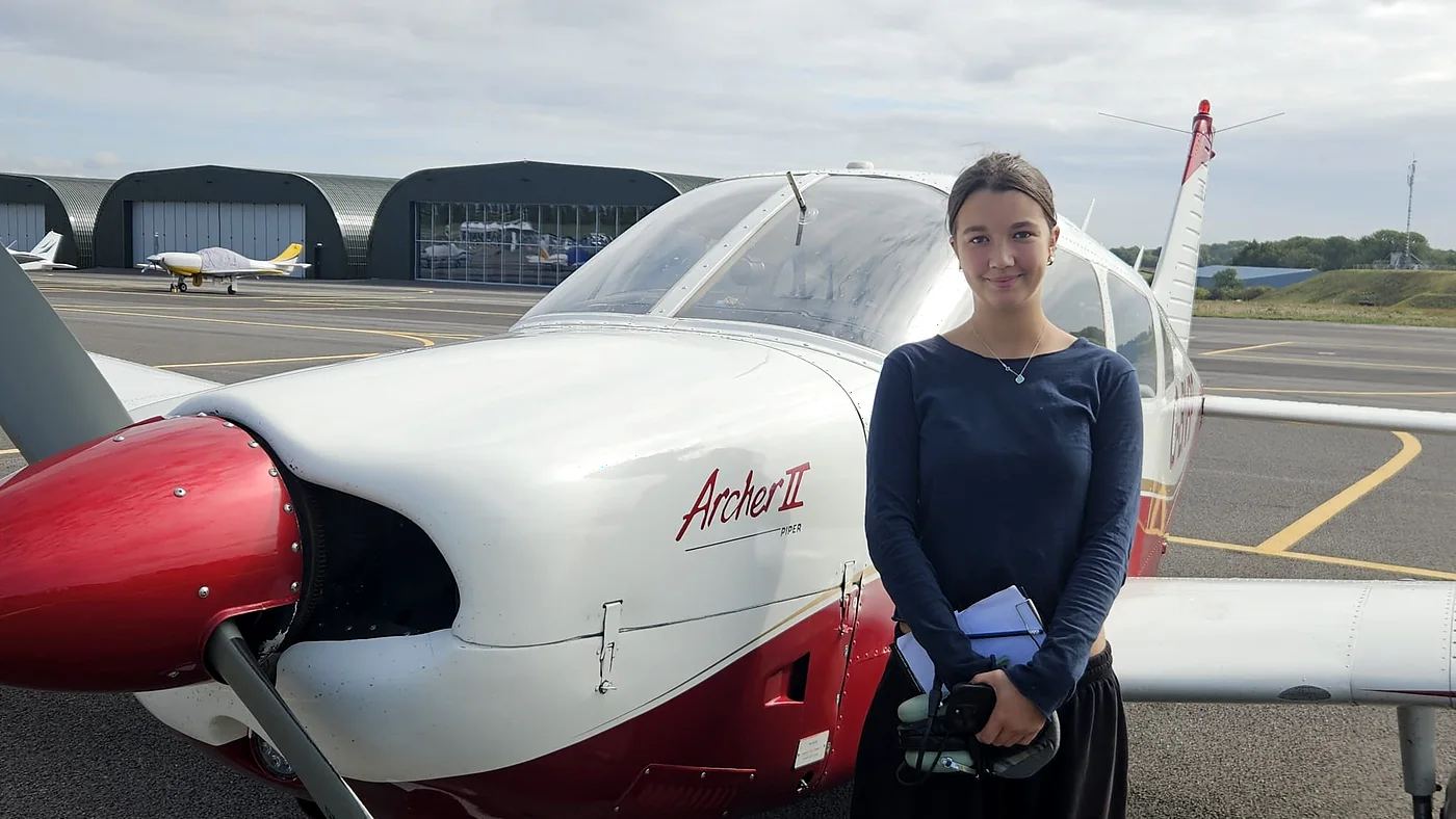 Trial flying lesson